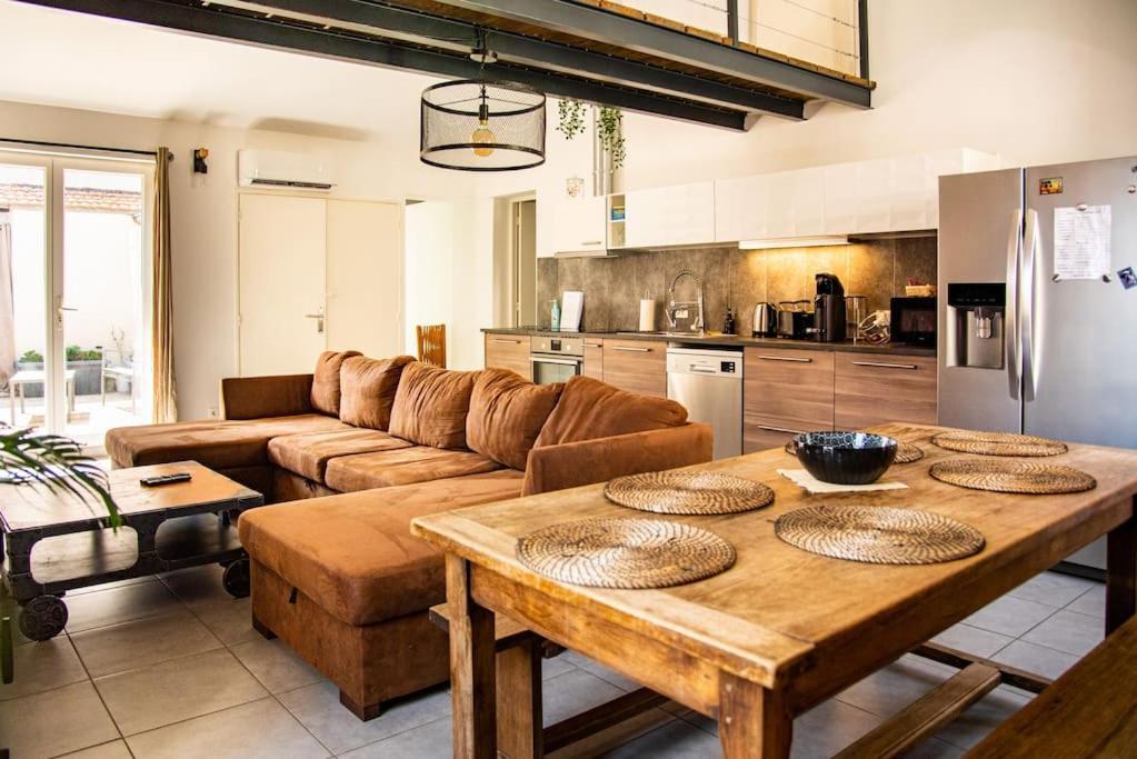 Вилла Loft Evasion - Terrasse & Garage Proche Centre Авиньон Экстерьер фото
